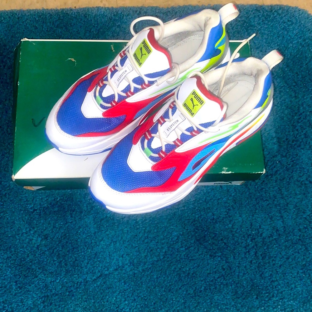 Colorful Puma sneakers
